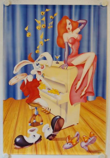 Who framed Roger Rabbit Poster Prints vintage commercial poster prints (7)